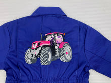 Load image into Gallery viewer, New Holland Tractor Boiler Suit pink embroidery
