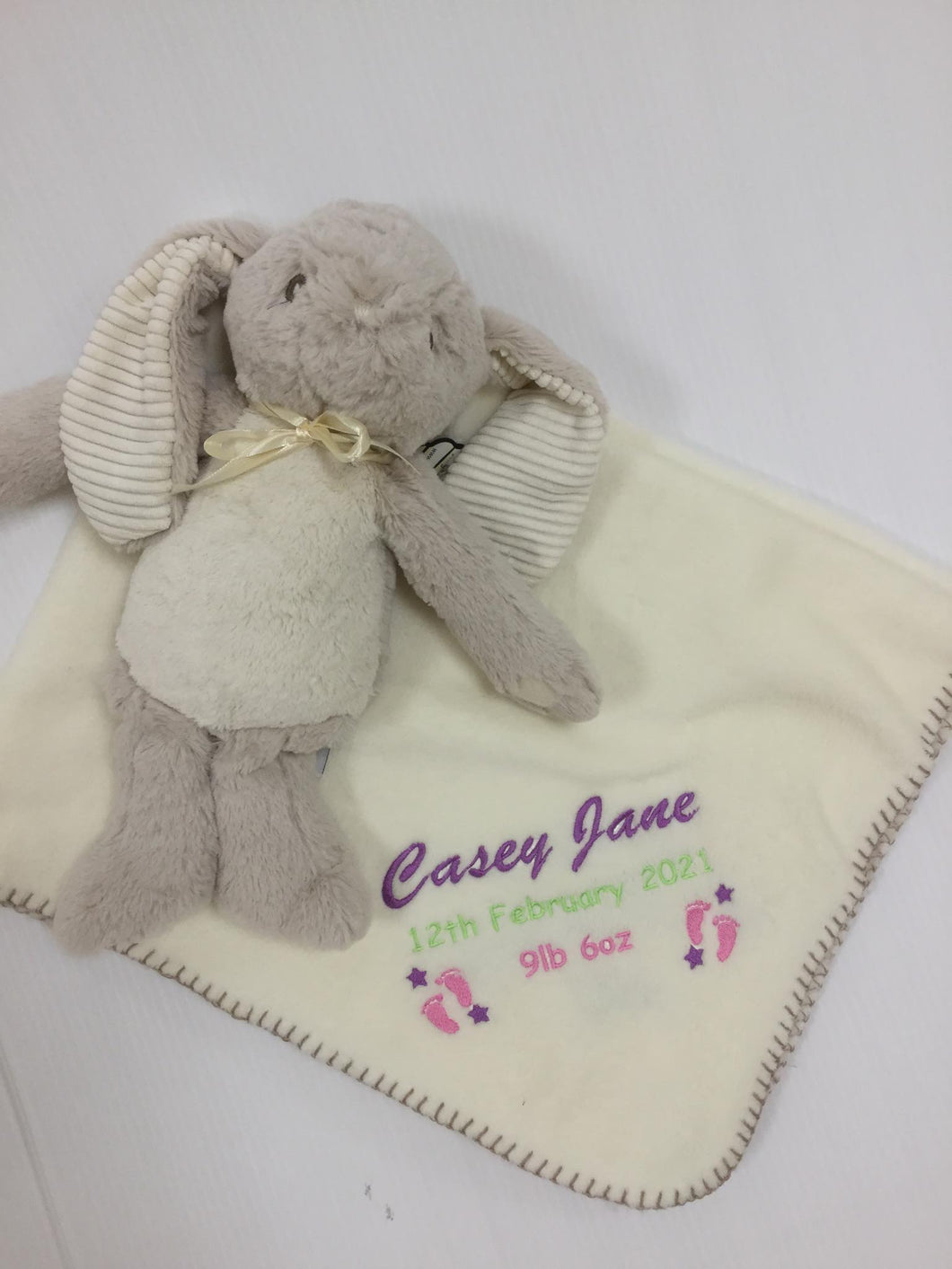 Personalised baby blanket